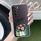 Cute Bunny Customize Anti Yellow Case V2 For Oppo Reno 12 Pro 5G