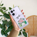 Cute Bunny Customize Anti Yellow Case V2 For Oppo Reno 13 Pro 5G