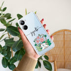 Cute Bunny Customize Anti Yelllow Case V2 For Realme 10 Pro 5G