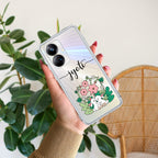 Cute Bunny Customize Anti Yelllow Case V2 For Realme 10 Pro Plus 5G
