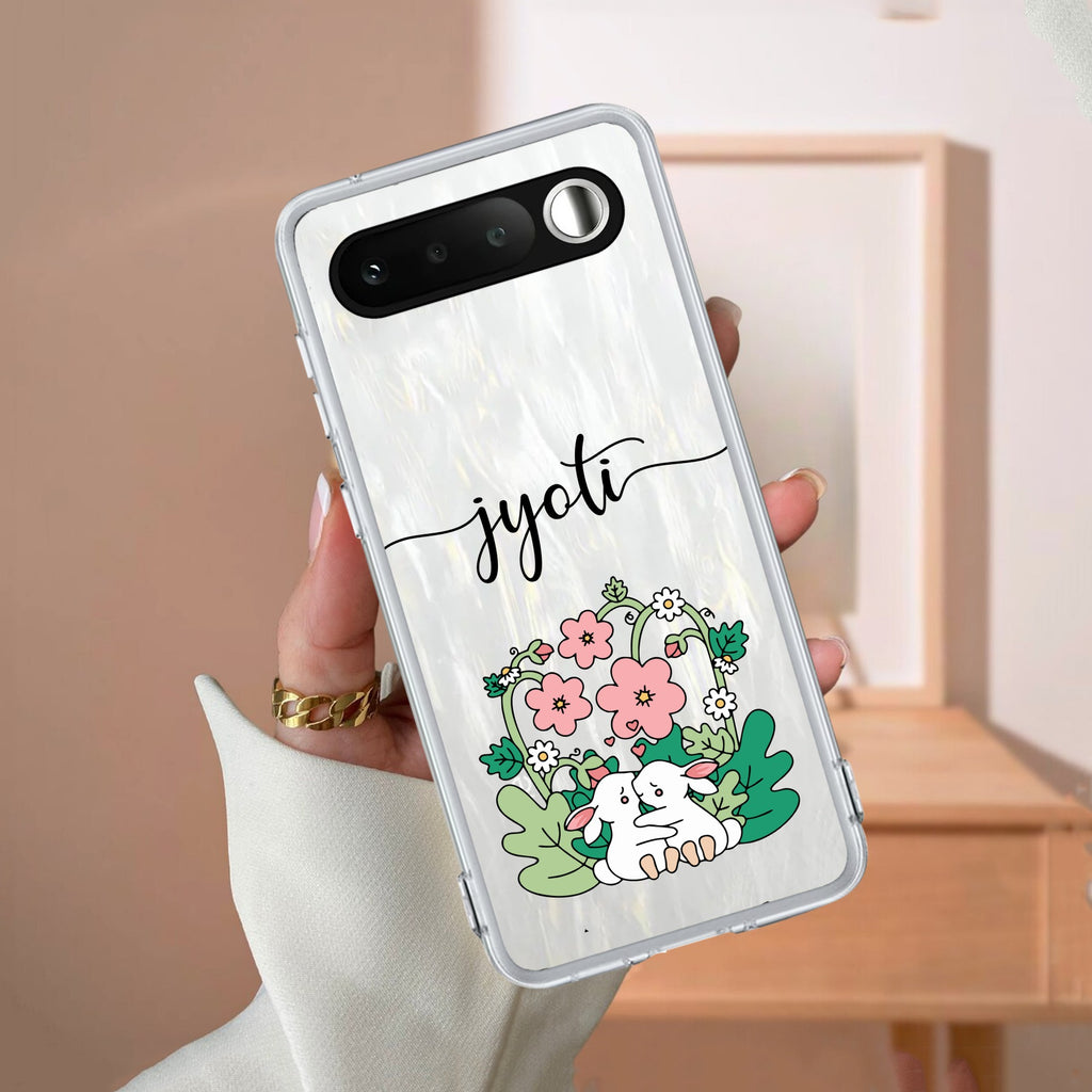 Cute Bunny Customize Anti Yellow Case V2 For Realme 16 5G