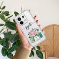 Cute Bunny Customize Transparent Silicon Case V2 For Redmi Note 13 5G