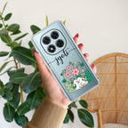 Cute Bunny Customize Anti Yellow Case V2 For Redmi Note 14 Pro 5G