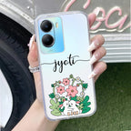 Cute Bunny Customize Anti Yellow Case V2 For Vivo T2x 5G