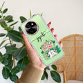 Cute Bunny Customize Transparent Silicon Case V2 For Vivo T3X 5G