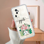 Cute Bunny Customize Transparent Silicon Case V2 For Vivo T4 Ultra 5G