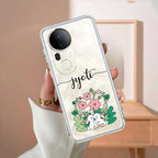 Cute Bunny Customize Transparent Silicon Case V2 For Vivo T4x 5G