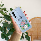 Cute Bunny Customize Anti Yellow Case V2 For Vivo V27 Pro 5G