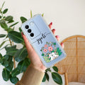 Cute Bunny Customize Transparent Silicon Case V2 For Vivo Y12G /Vivo Y12S
