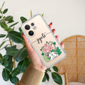 Cute Bunny Customize Transparent Silicon Case V2 For Vivo V60 5G