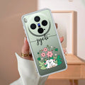Cute Bunny Customize Transparent Silicon Case V2 For Vivo X300 Pro 5G