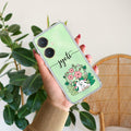 Cute Bunny Customize Transparent Silicon Case V2 For Vivo Y27 4G