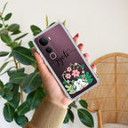 Cute Bunny Customize Transparent Silicon Case V2 For Vivo T3X 5G