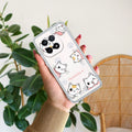 Cute Cat Customize Transparent Silicon Case For iQOO 15 5G