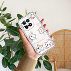 Cute Cat Customize Transparent Silicon Case For iQOO 15 5G