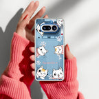 Cute Cat Customize Anti Yellow Case For Nothing Phone 4A 5G