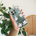 Cute Cat Customize Transparent Silicon Case For OnePlus 11R 5G