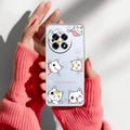Cute Cat Customize Anti Yellow Case For OnePlus 12R 5G