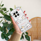Cute Cat Anti Yellow Case For OnePlus 13 5G