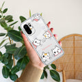 Cute Cat Anti Yellow Case For OnePlus 15R 5G