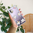 Cute Cat Anti Yellow Case For OnePlus 8t / OnePlus 9R