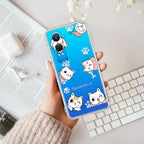 Cute Cat Customize Transparent Silicon Case For OnePlus - ShopOnCliQ
