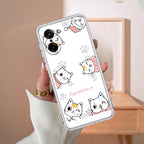 Cute Cat Customize Transparent Silicon Case For OnePlus Nord CE5 5G