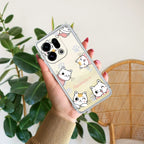 Cute Cat Customize Anti Yellow Case For Oppo Find X9 5G