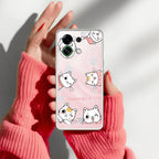 Cute Love Couple Customize Transparent Silicon Case For OPPO K13 Turbo Pro 5G