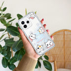 Cute Cat Customize Anti Yellow Case For Oppo Reno 15 5G