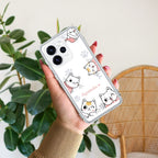 Cute Cat Customize Anti Yellow Case For Oppo Reno 15 Pro Mini 5G