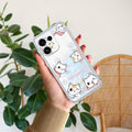 Cute Cat Customize Anti Yellow Case For Oppo Reno 16C 5G