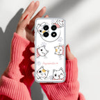 Cute Cat Anti Yelllow Case For Realme 14 Pro Lite 5G