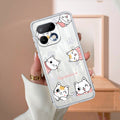 Cute Cat Anti Yelllow Case For Realme 16 Pro 5G