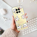 Cute Cat Customize Anti Yellow Case For Oppo F29 5G