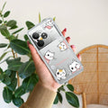 Cute Cat Customize Anti Yelllow Case For Realme GT 6T 5G