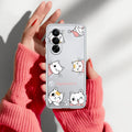 Cute Cat Anti Yelllow Case For Realme P4x 5G