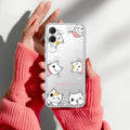 Cute Cat Customize Anti Yellow Case For Samsung Galaxy S25 Edge 5G