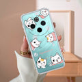 Cute Cat Customize Transparent Silicon Case For Vivo T4 5G