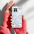 Cute Cat Anti Yellow Case For Vivo X90 5G