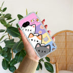 Cute Cat Anti Yellow Case For Google Pixel 8a 5G