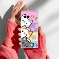 Cute Cat Transparent Silicon Case For iQOO 15R 5G