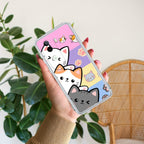 Cute Cat Transparent Silicon Case For iQOO Z9s 5G