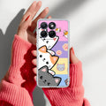 Cute Cat Anti Yellow Case For Motorola Edge 60 Stylus 5G