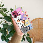 Cute Cat Anti Yellow Case For Motorola G84 5G