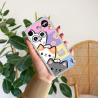 Cute Cat Transparent Silicon Case For Nothing - ShopOnCliQ