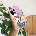 Cute Cat Transparent Silicon Case For OnePlus 15 5G