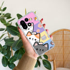 Cute Cat Customize Anti Yellow Case For OnePlus 15 5G