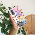 Cute Cat Customize Transparent Silicon Case For OnePlus Nord 2 5G