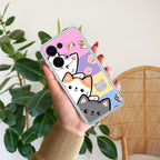 Cute Cat Anti Yellow Case For Oppo Reno 13 5G